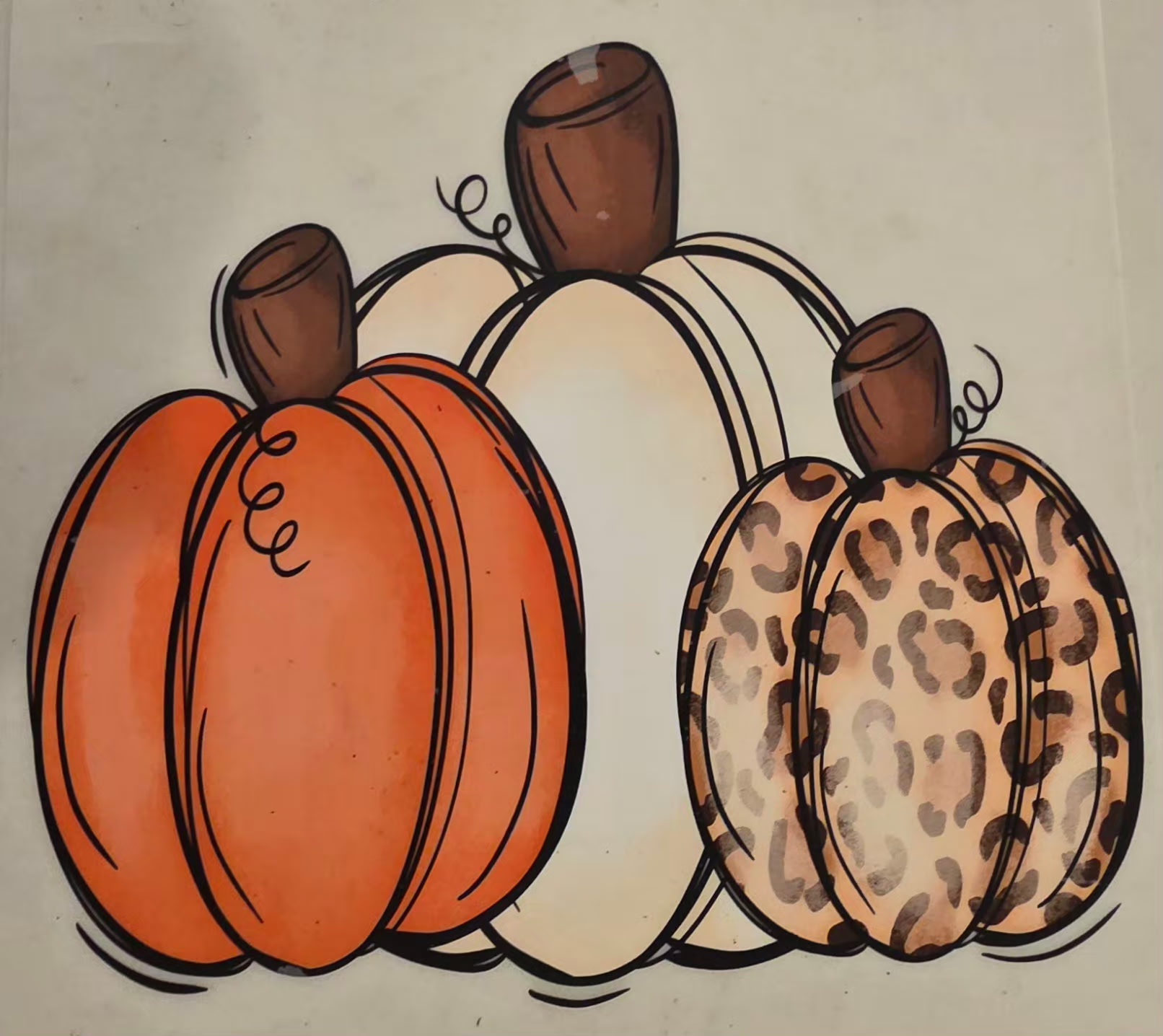 Fall Pumpkin Trio Tumblers