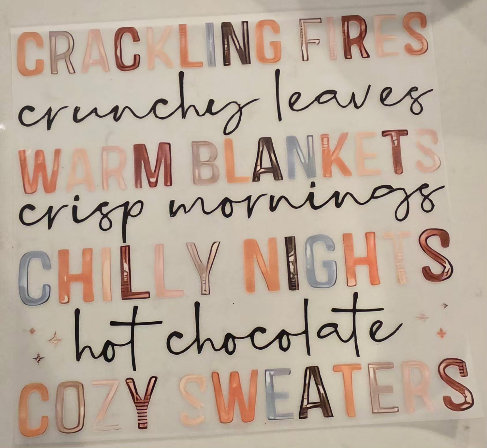 Crackling Fires & Cozy Sweaters Tumblers