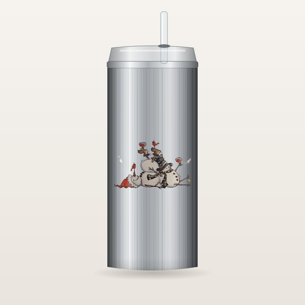Tipsy Snowman – Koozies & Drinkware