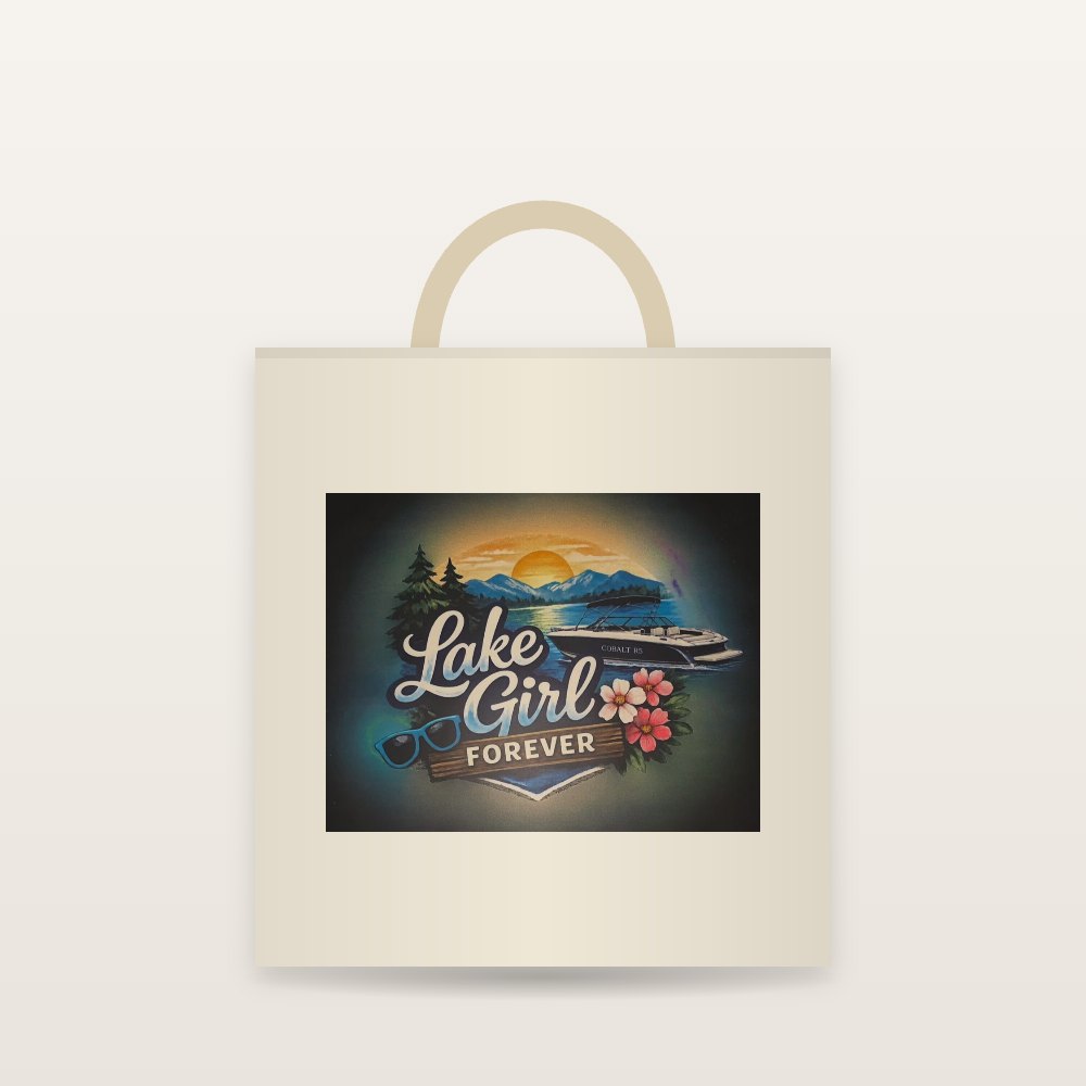 Lake Girl Forever 2-Pack Car Coasters