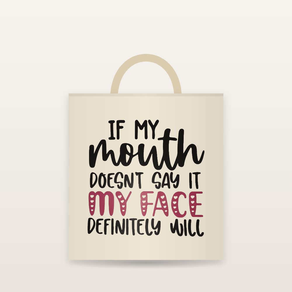 My Face Will Say It 2-Pack Car Coasters