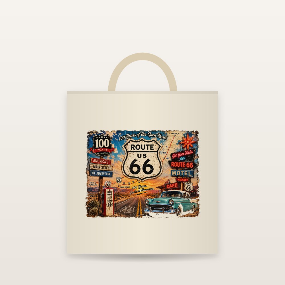 Route 66 Open Road 2-Pack Car Coasters