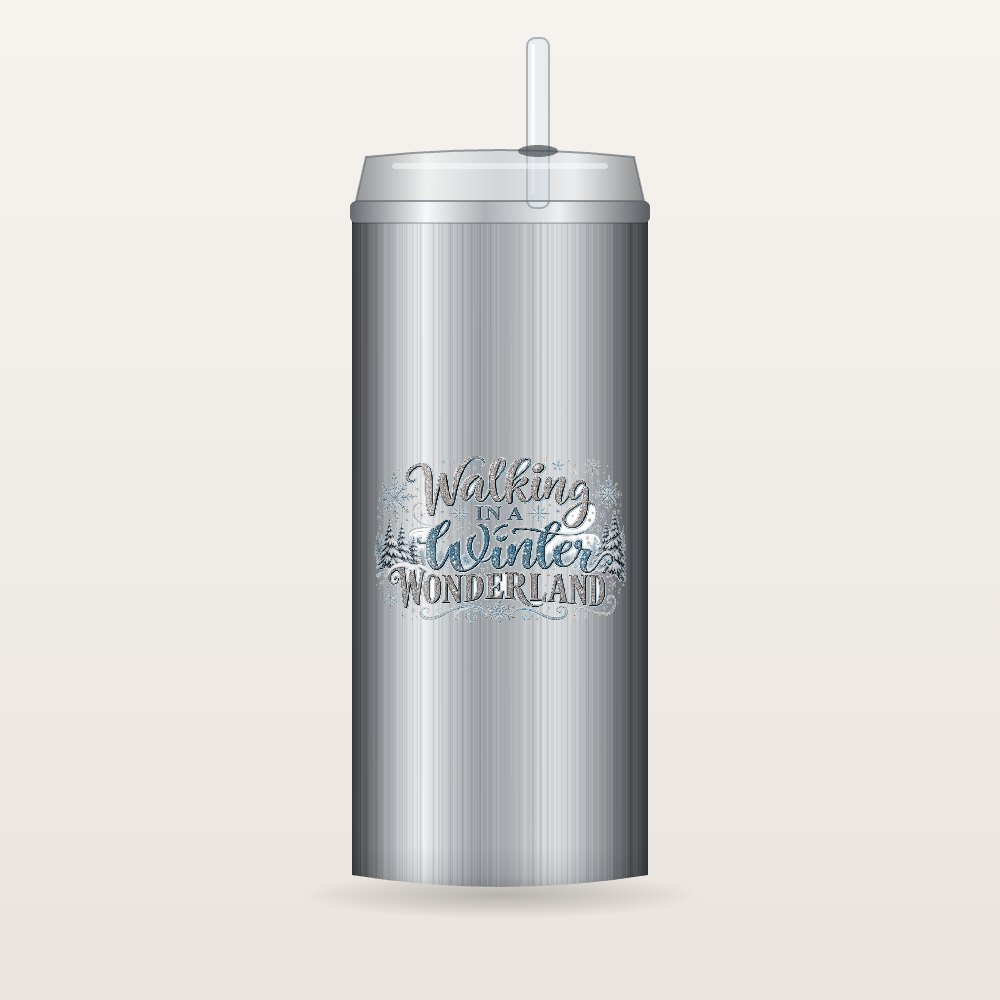 Winter Wonderland Snowy Pines – Koozies & Drinkware