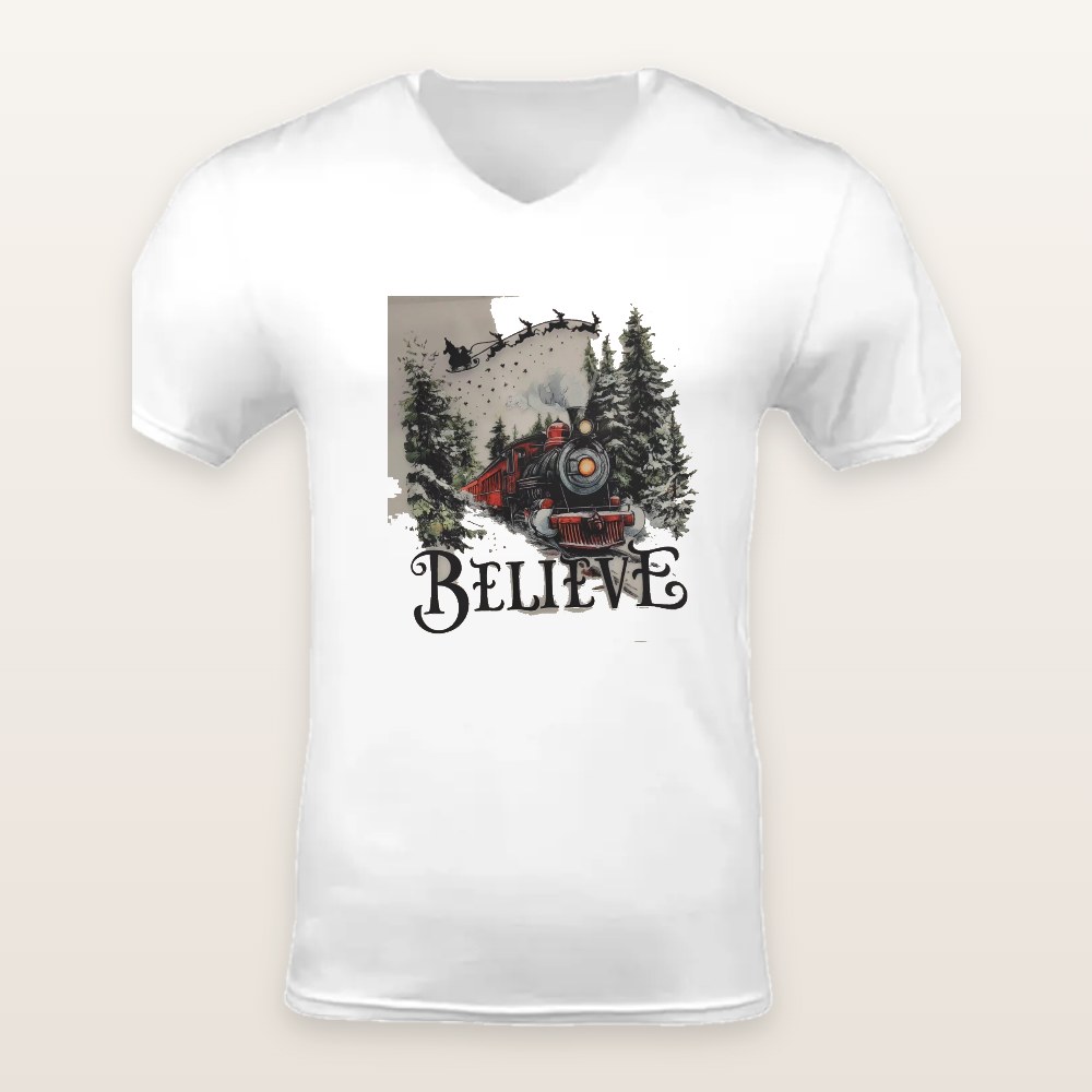 Believe Christmas Train – Apparel