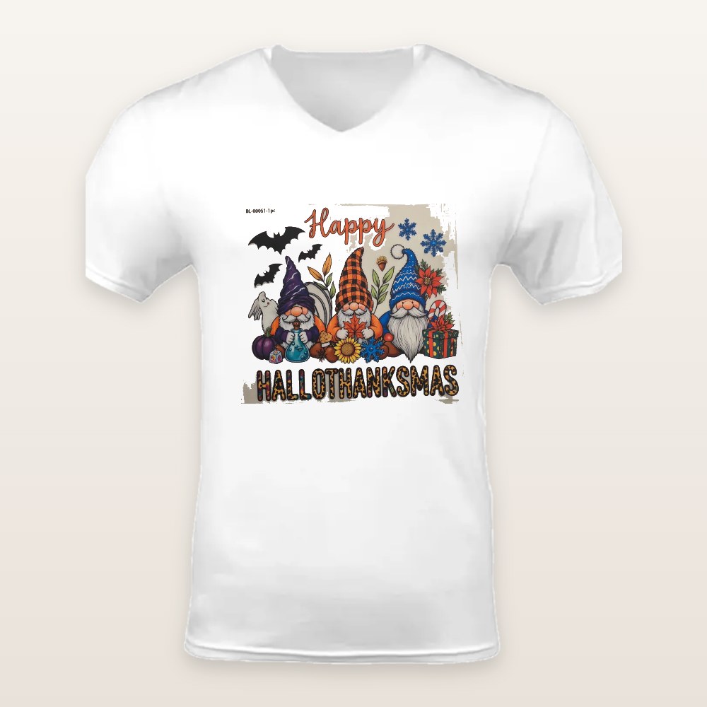 Happy Hallothanksmas Gnomes – Apparel