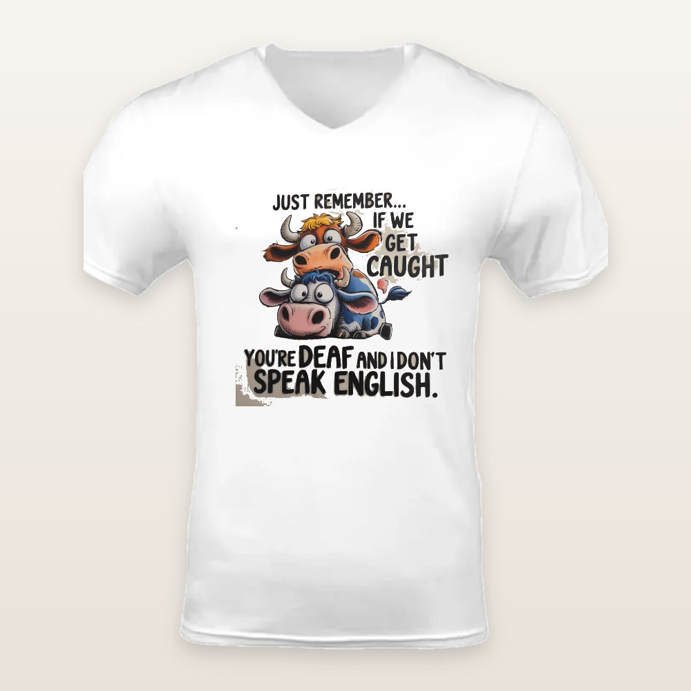 If We Get Caught Cows T-Shirts